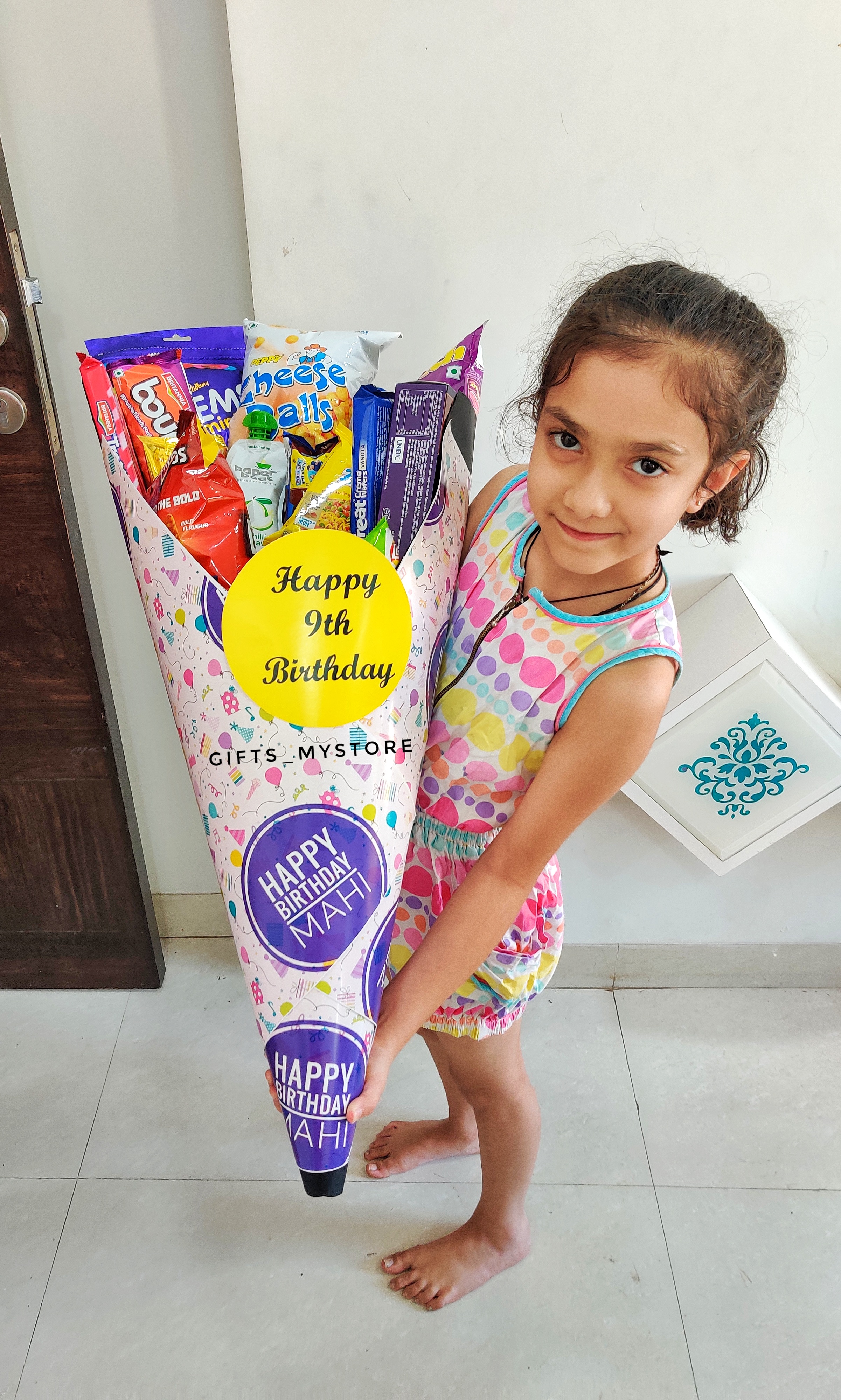 CONE HAMPER – BIRTHDAY THEME